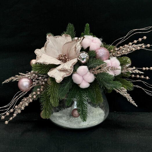 Новогодняя композиция «Зимний блеск»