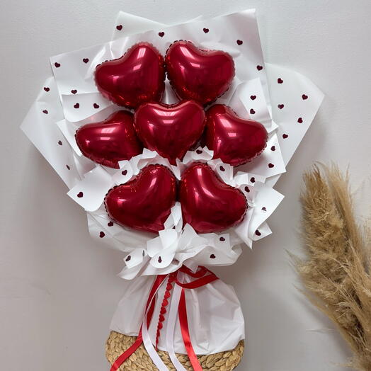 Букет сердечки для любимой