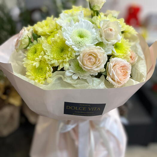 Hortenzia csokor-Színes