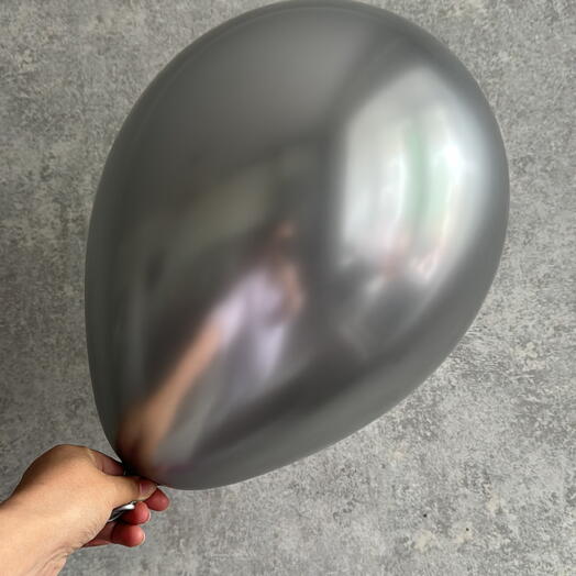 Латексный шар хром, серебро