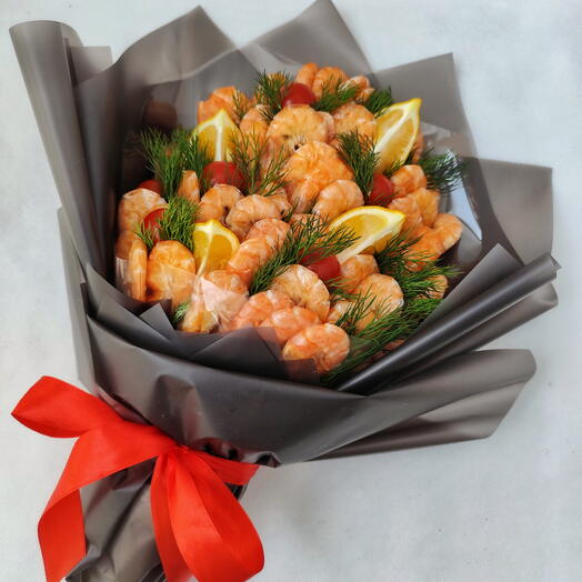 Букет из королевских креветок