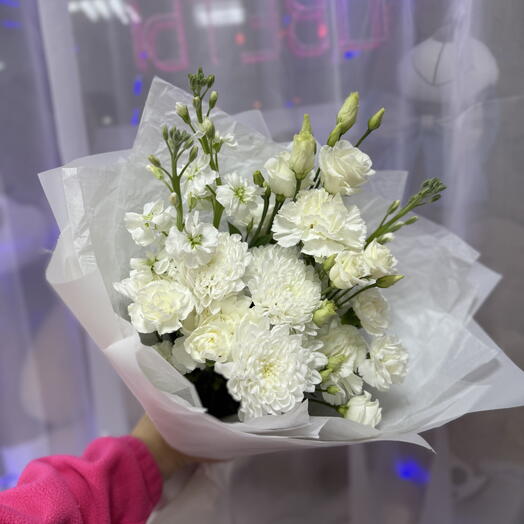 Букет  «Белоснежное облако»