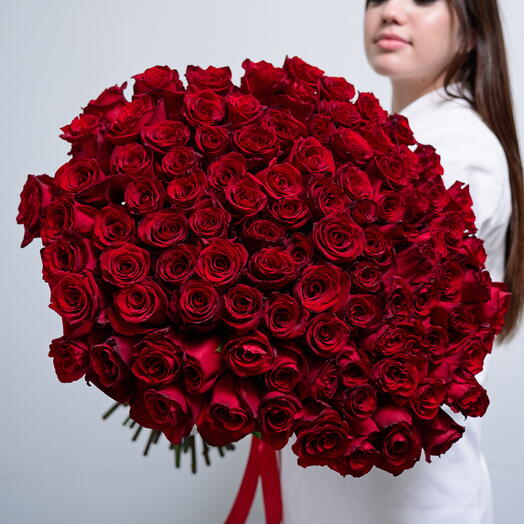 101 красная Роза 🌹