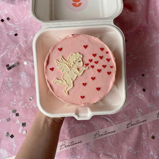 Бенто торт на День Святого Валентина Воздушный поцелуй , коллекция «14 февраля»