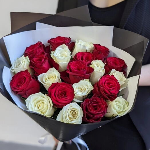 Микс из 21 розы
