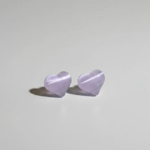 Серьги «Violet hearts» любимой девушке / жене / маме