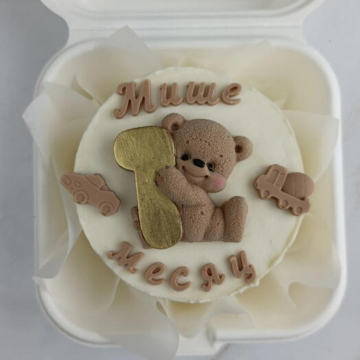 Мишка и цифра 1