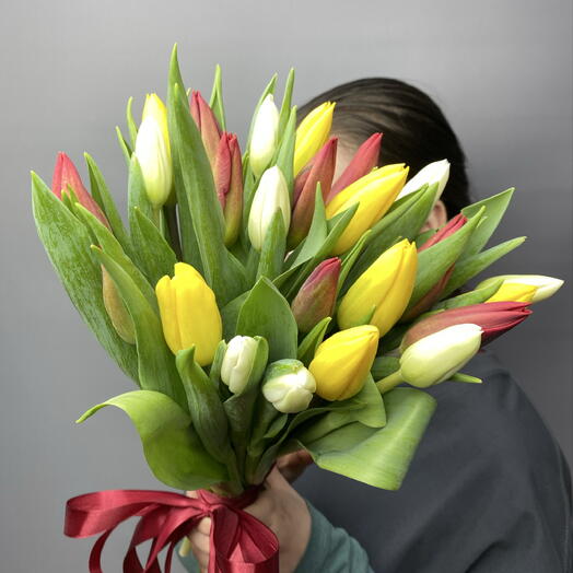 25 тюльпанов под ленту