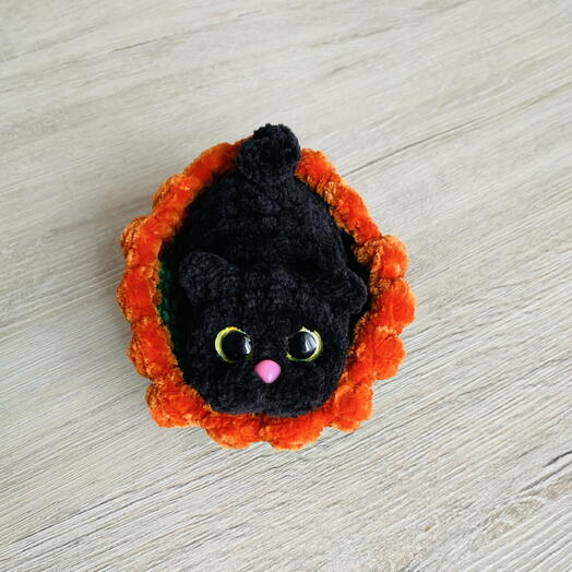 Котик в лежанке