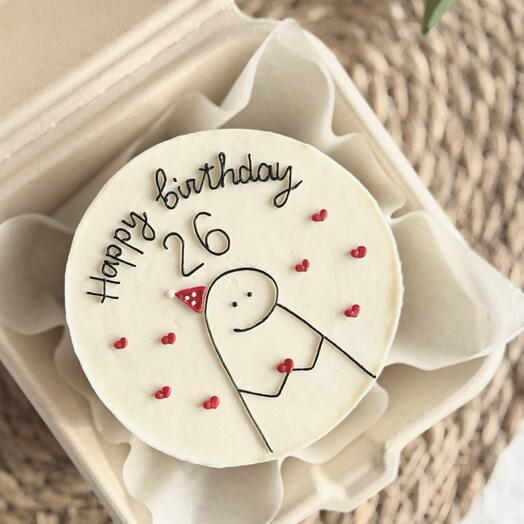 Бенто торт на день рождения Happy Birthday