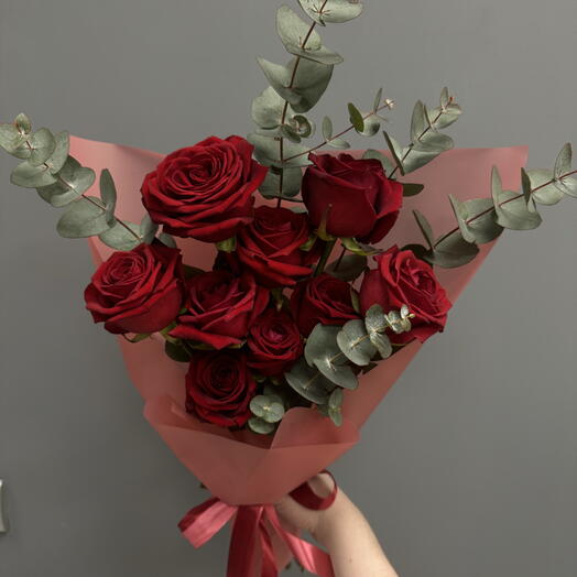 Сочный букет из роз🌹🌹🌹