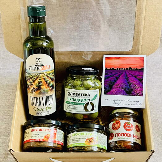 Подарочный набор деликатесов Средиземноморья для мамы «Солнце Прованса»