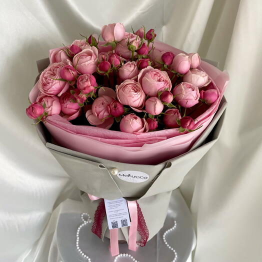 Букет кустовых роз🌹