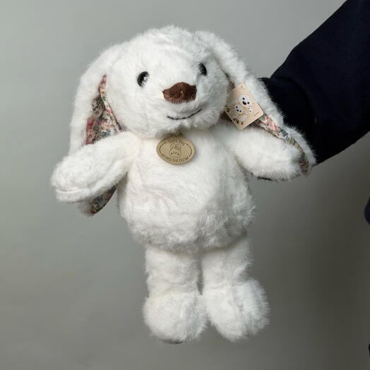 Мягкая игрушка Зайка белый