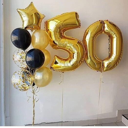 Композиция шары 50