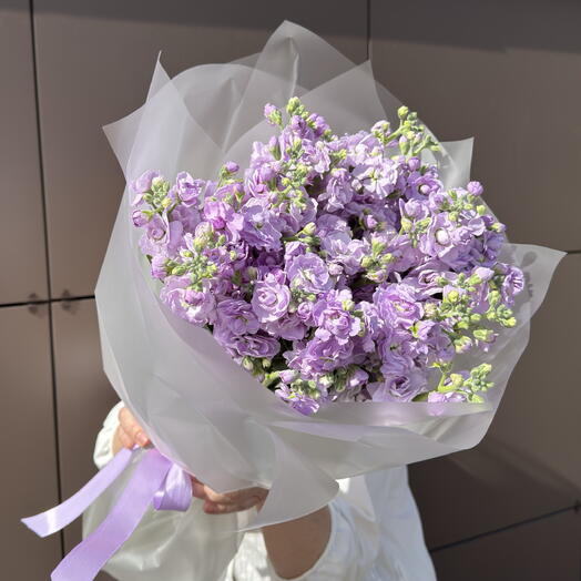 Букет из 15 кустовых ароматных Матиол 💜💜💜