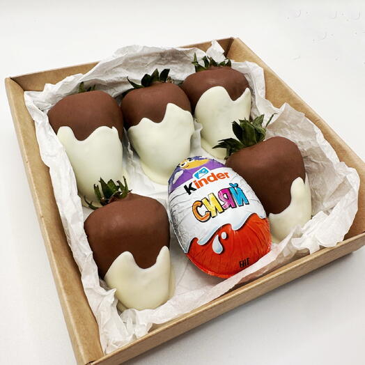Клубника в шоколаде киндер🍫