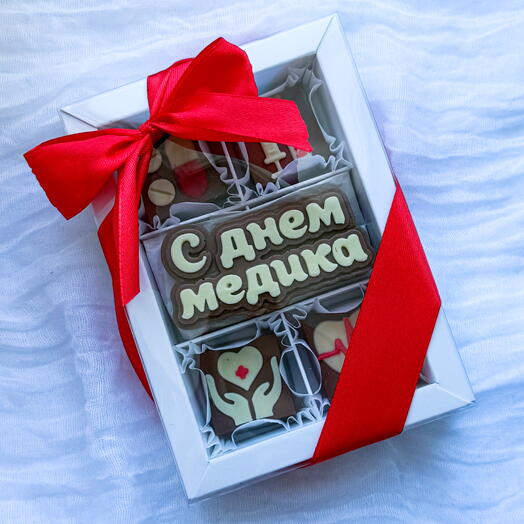 🩺 Шоколадный набор для врача и медсестры — оригинальный подарок на День медицинского работника