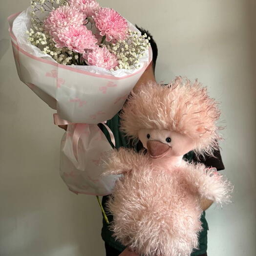 Букет с игрушкой 🌹