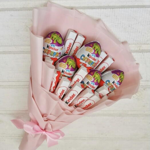 Сладкий букет для любимой девушки "Не время для диет"💞