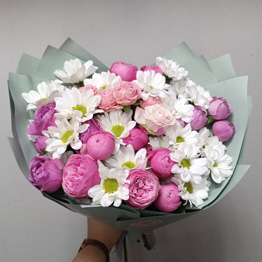 Стойкие хризантемы с кустоввми розами ☺🌸