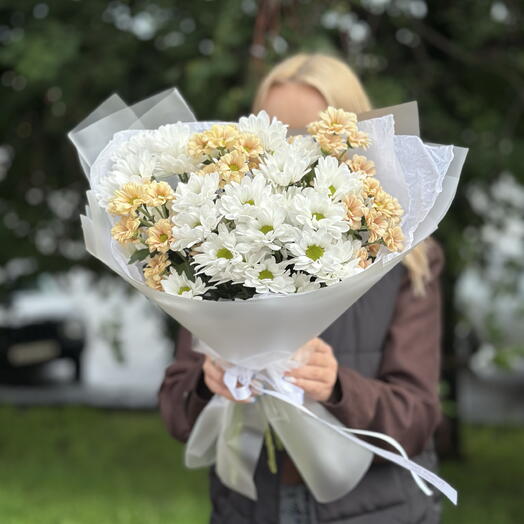 Букет хризантем 💛