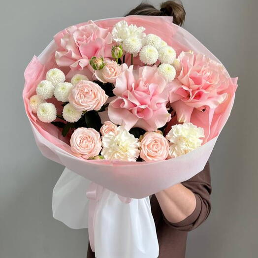 Нежный букет для особых случаев 🎀
