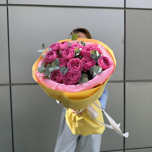 «Леди Мисти : букет, который запоминается» 🎀букет из пионовибных кустовых роз 🌸🌸