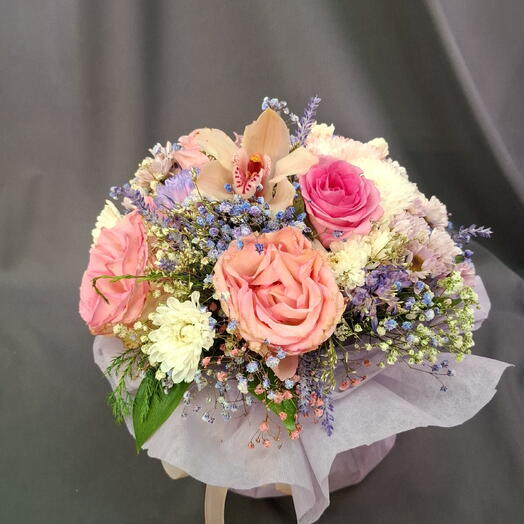Сиреневый тортик цветов 💐