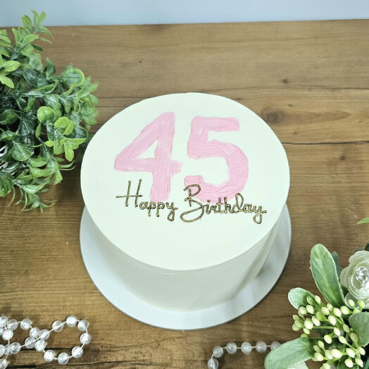 Бенто торт "Цифра happy birthday"
