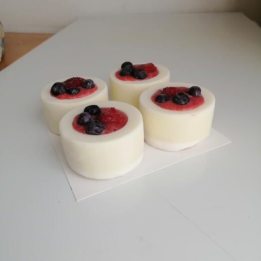 Муссовое клубничное порционное