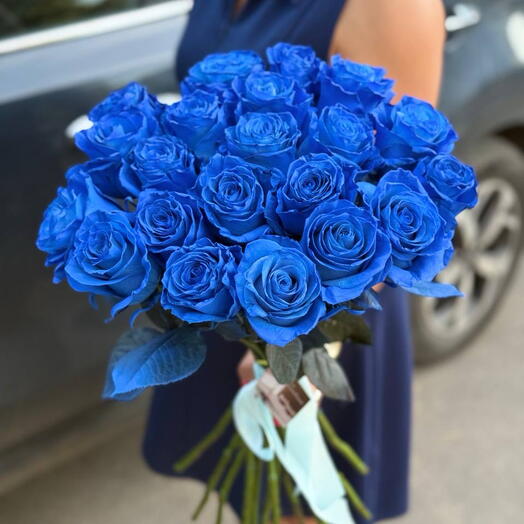 21 Синяя Роза под лент 💙