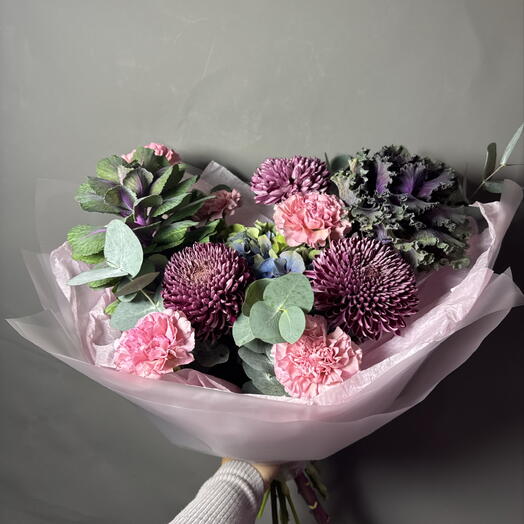 Букет розовая осень🌸