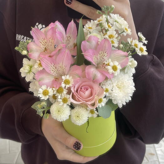 Композиция с розой Кения