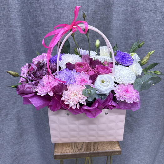 Сумочка с цветами 🌸🌸микс