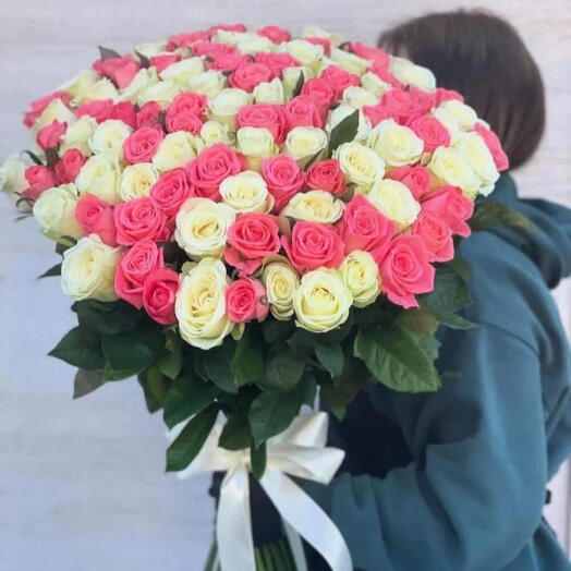Розы микс 77 шт