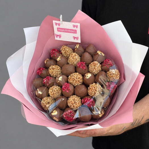 Клубника в шоколаде букет «candyshop»