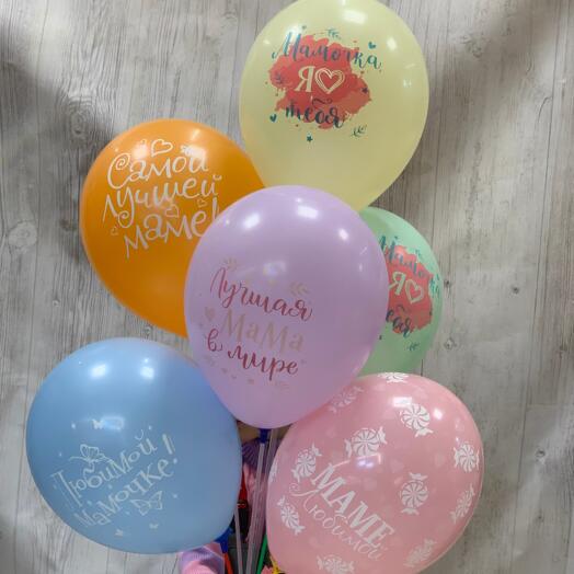 Helium balloons 7 pcs