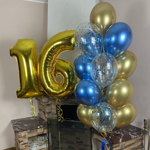 Globos de Cumpleaños, 19 piezas