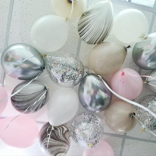 Set of balls in the ceiling "Charm", 20 balls