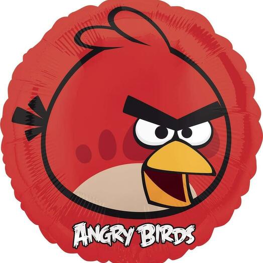 Шар Angry Birds (Энгри Бёрдс) красный