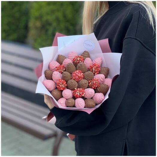 Ramo de Fresas En chocolate "Florencia"
