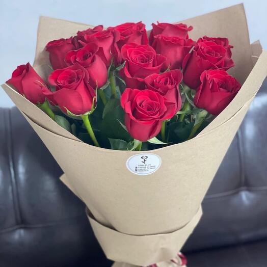 Монобукет из роз