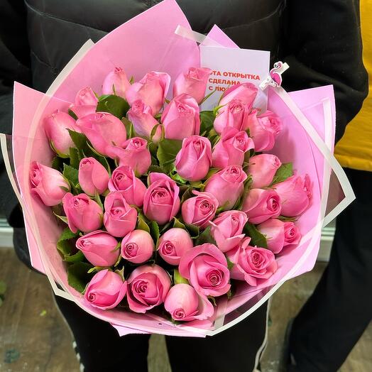 35 роз в букете 🌷 🌷