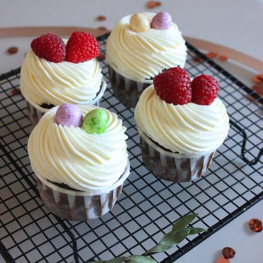 Cupcakes de chocolate con caramelo 🤎 🌿