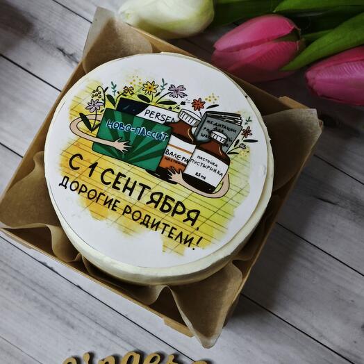 Бенто торт "С 1 сентября , дорогие родители"