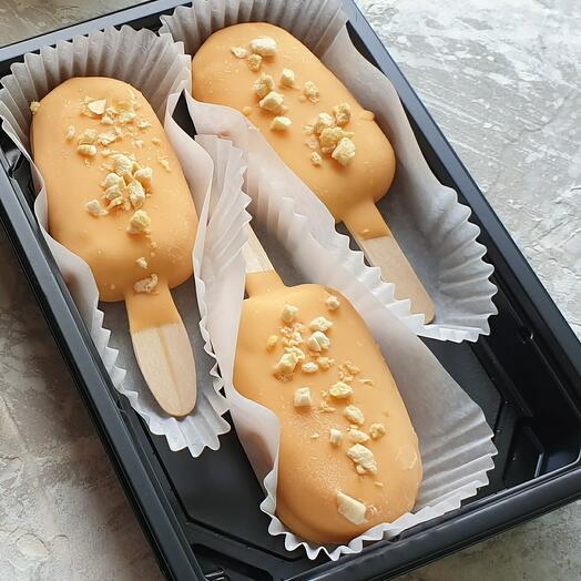 Juego de 3 paletas de queso Mango yogurt maracuyá