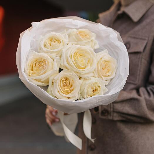 Букет Облако с пионовидной розой