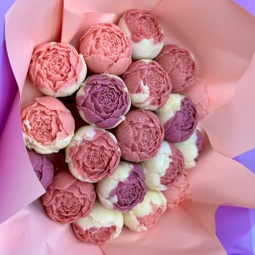 Шоколадные пионы для любимой мамы