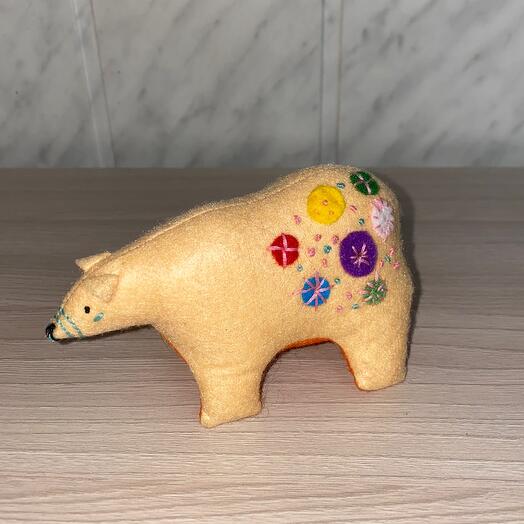 Игрушка ручной работы мини Мишка